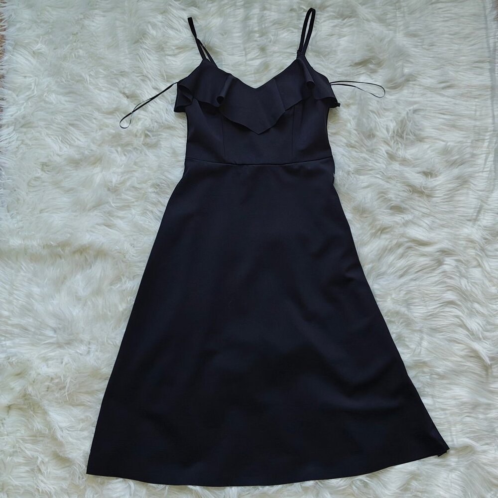 NWT* Trina Turk Black Spaghetti Strap Cocktail Dress, SIZE 6